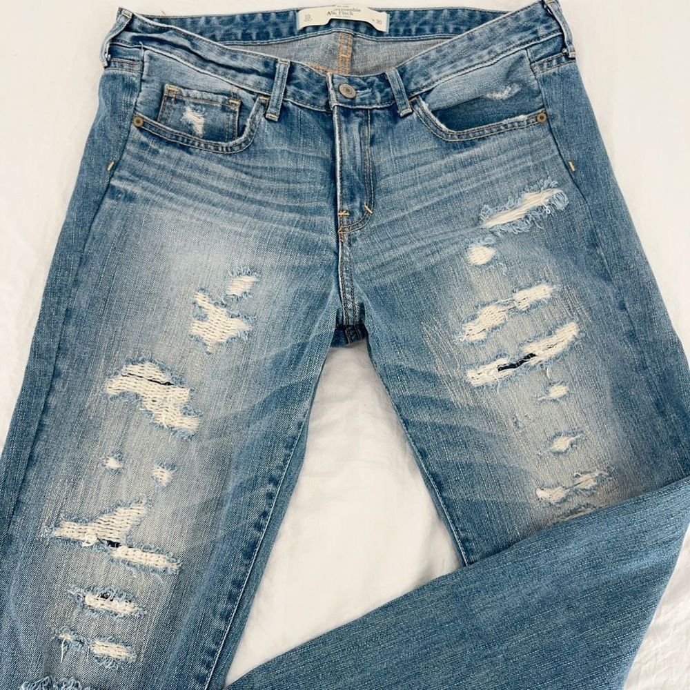 Abercrombie & Fitch Light Blue Skinny Jeans